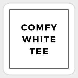 White Tee Sticker